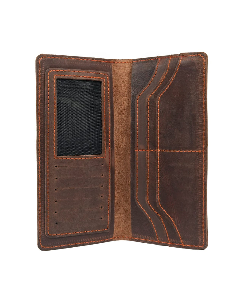 CRAZY HORSE HANDMADE LONG WALLET