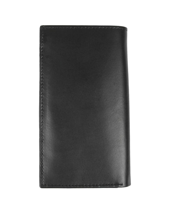 3 fold fancy cow leather unisex wallet