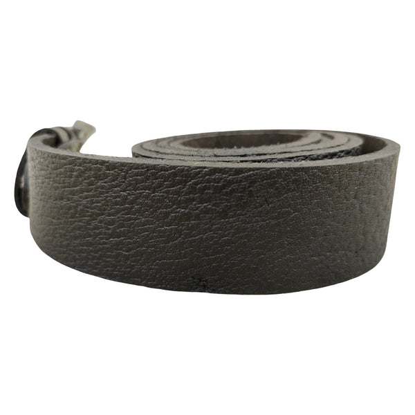 Jeans one piece leather belt