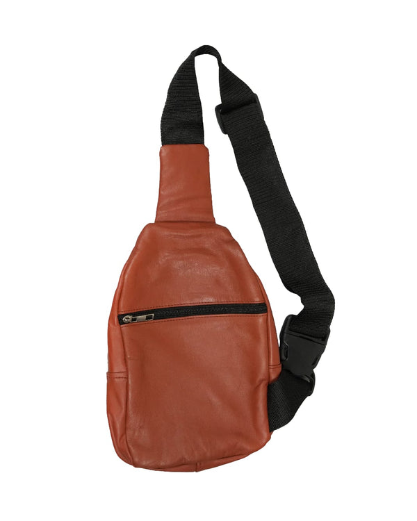 Soft sheep leather fanny bag